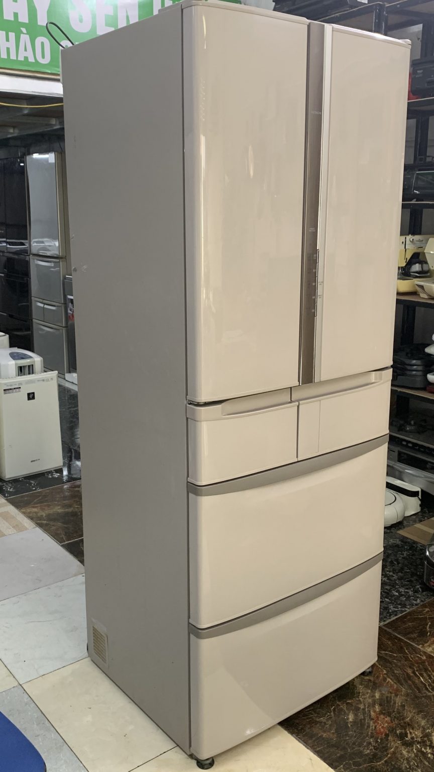 HITACHI 日立ノンフロン冷凍冷蔵庫475L R-SF48AM 2011年製 - キッチン家電