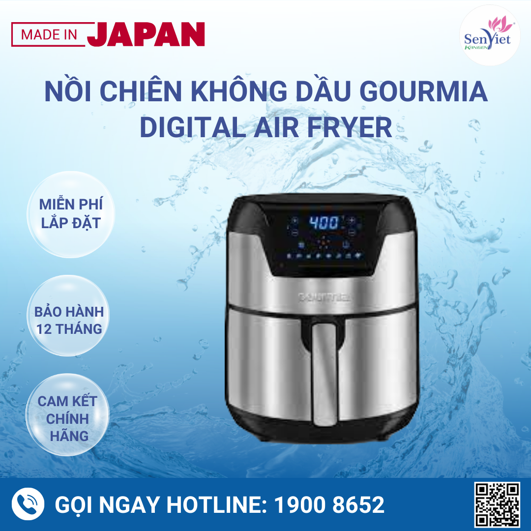 NỒI CHIÊN KHÔNG DẦU GOURMIA DIGITAL AIR FRYER
